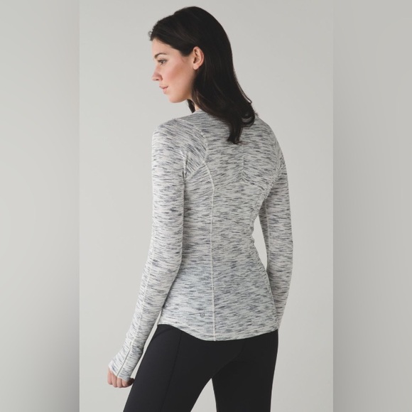 Lululemon 5 Mile Long Sleeve
Tiger Space Dye Black White EUC - Picture 2 of 16